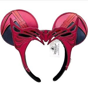Disney Parks Marvel Scarlet Witch Minnie Ears Headband Ears Wanda Maximoff